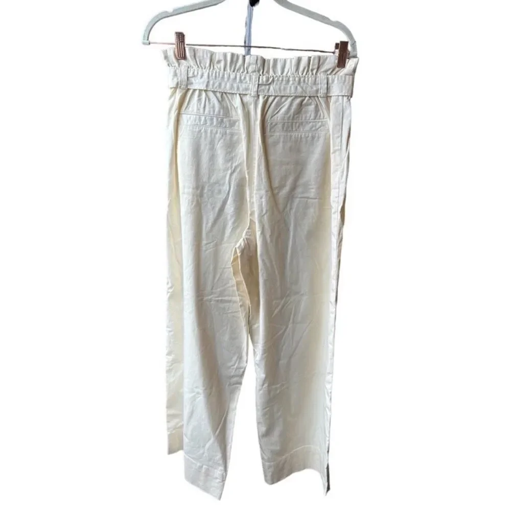 Everlane Paperbag Cream Trousers